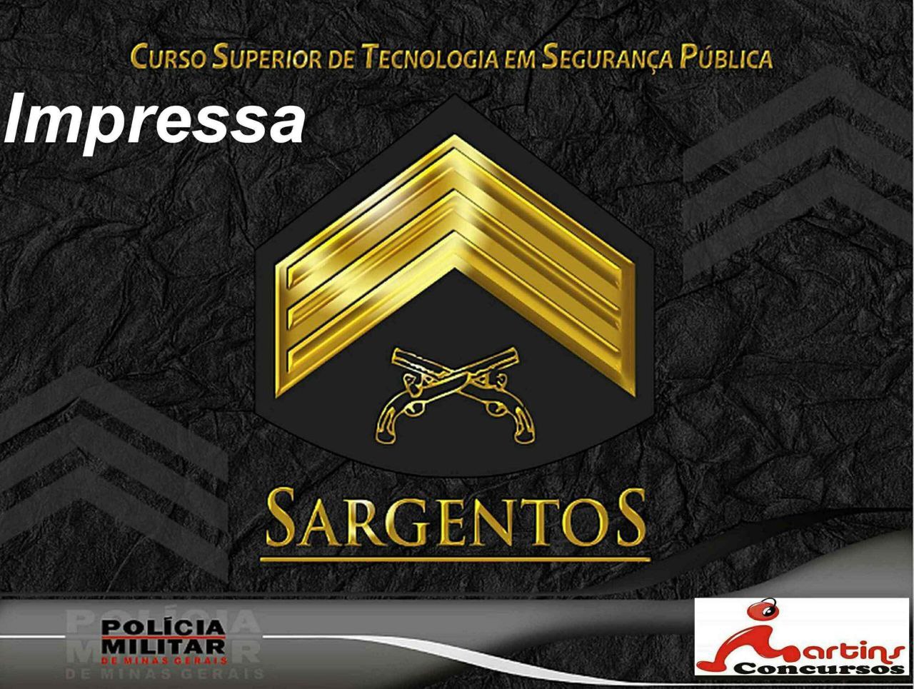 Capa: CFS 2022 PMMG: Baixar Curso de Formação de Sargento Magistral Completo