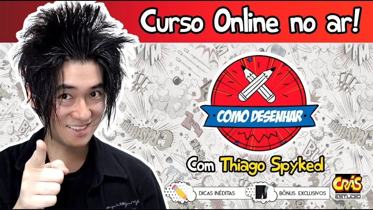 Capa: Download Curso Artes: Desenho Completo Thiago Spyked