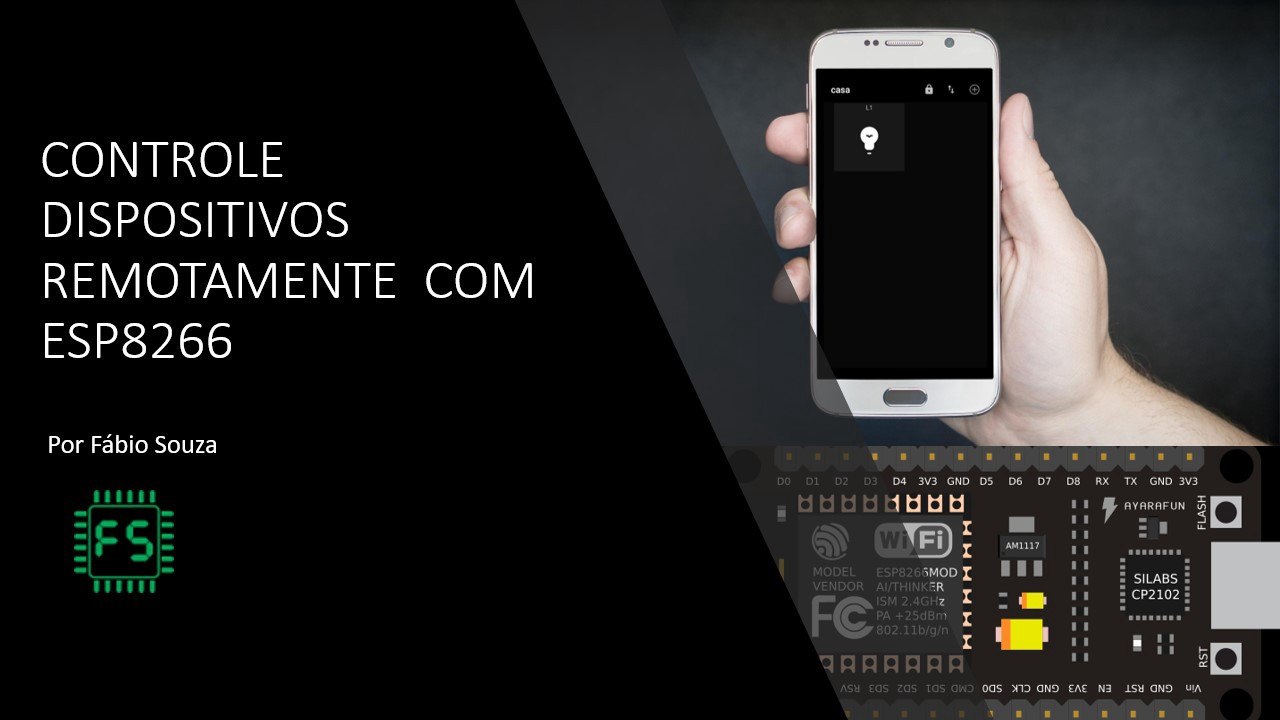 Capa: Baixar Curso ESP8266: Controle IoT Remoto [Fábio Souza]