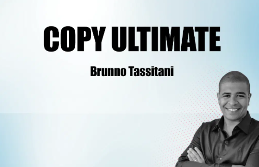 Capa: Copy Ultimate Brunno Tassitani: Baixe Agora o Curso Completo