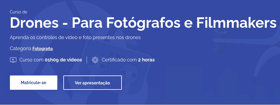 Capa: Curso Drones para Fotógrafos: Baixar AvMakers Completo