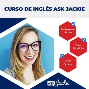 Capa: Ask Jackie 2.0: Baixar Curso de Inglês Completo e Turbinar sua Fluência