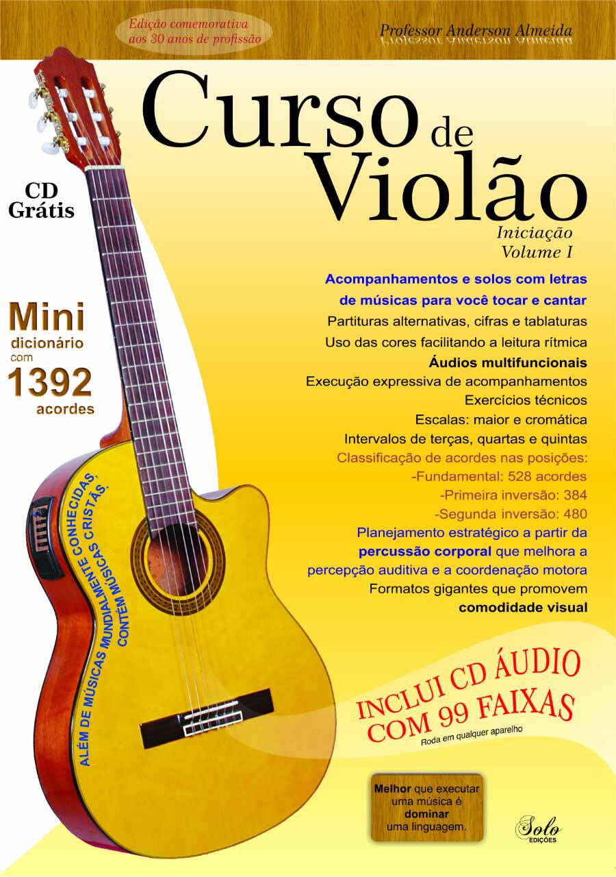 Capa: Baixar Curso de Violão/Guitarra: Domine em Casa!