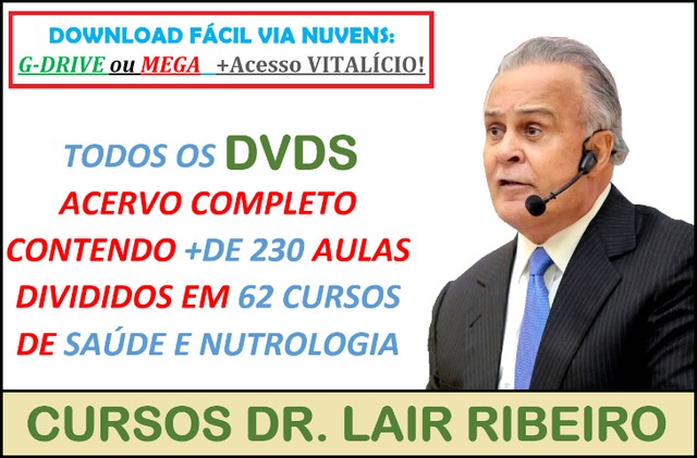 Capa: Download Rápido: Cursos Dr. Lair Ribeiro - Completo!