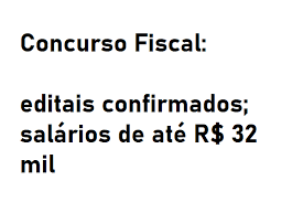 Capa: Editais Fiscais 2021: Salários Até R$ 32 MIL Download Urgente!