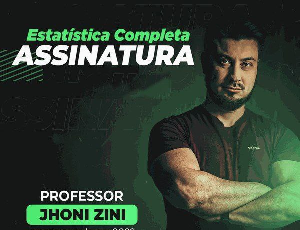 Capa: Baixar Estatística para Concursos Jhoni Zini: Curso Completo