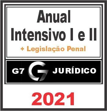 Capa: Baixar Intensivo G7 Jurídico 2021: Conteúdo Completo em Download