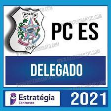 Capa: Baixar Pacote PC-ES Delegado 2021: PDF e Video Aulas