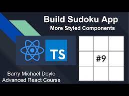 Capa: React, TypeScript, Redux: Baixe o Curso de Sudoku App